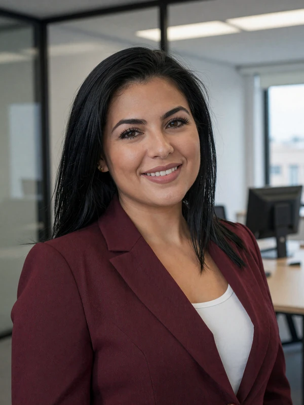 Katalin, 31-year-old Hungarian marketing manager from Szeged in professional setting