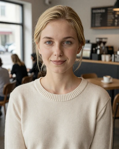 Klára, 32-year-old Czech software engineer from Brno with blonde hair